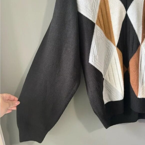 Lyle & Scott of Scotland, size large, Black and Brown Knitwear long sleeve - Picture 6 of 6